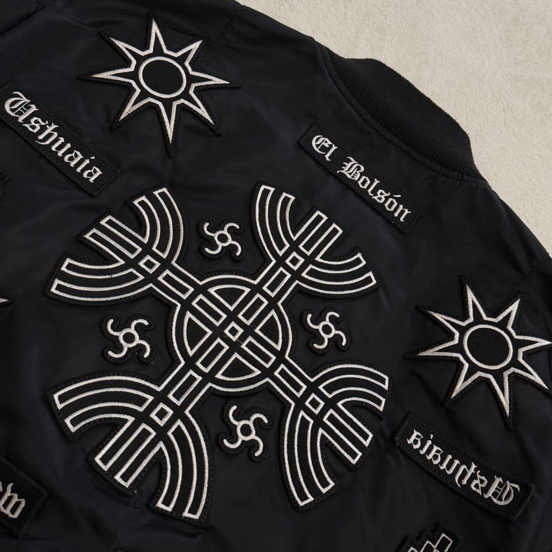 マルセロバーロン×アルファ MA-1 ボンバージャケット ワッペン