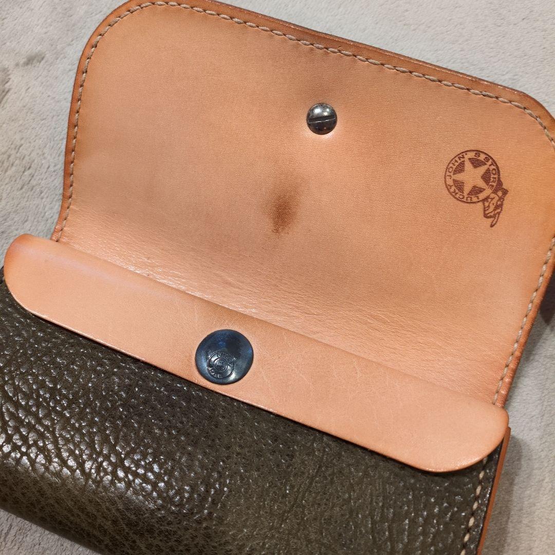 ラッキージョン オイルレザーウォレットSWTJ2-DT-DG - メルカリ