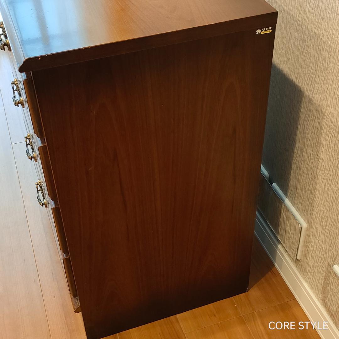 カリモクアンティーク コロニアル 4杯 チェスト サイドボード S3