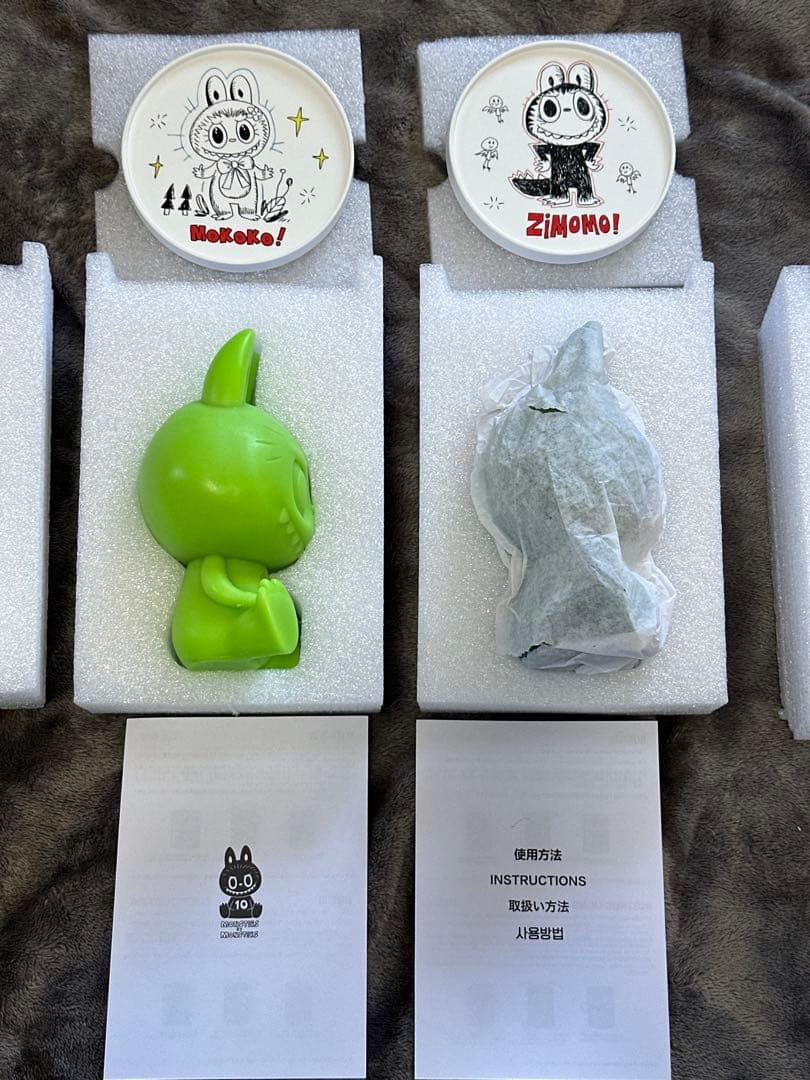 Labubu キャンドル zimomo mokoko 2点セット - メルカリ