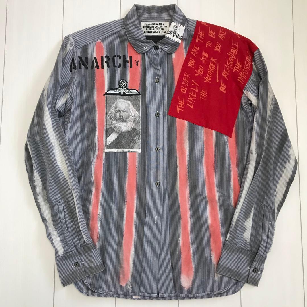 ブランド古着！日本製 666 SEDITIONARIES アナーキーシャツ シド