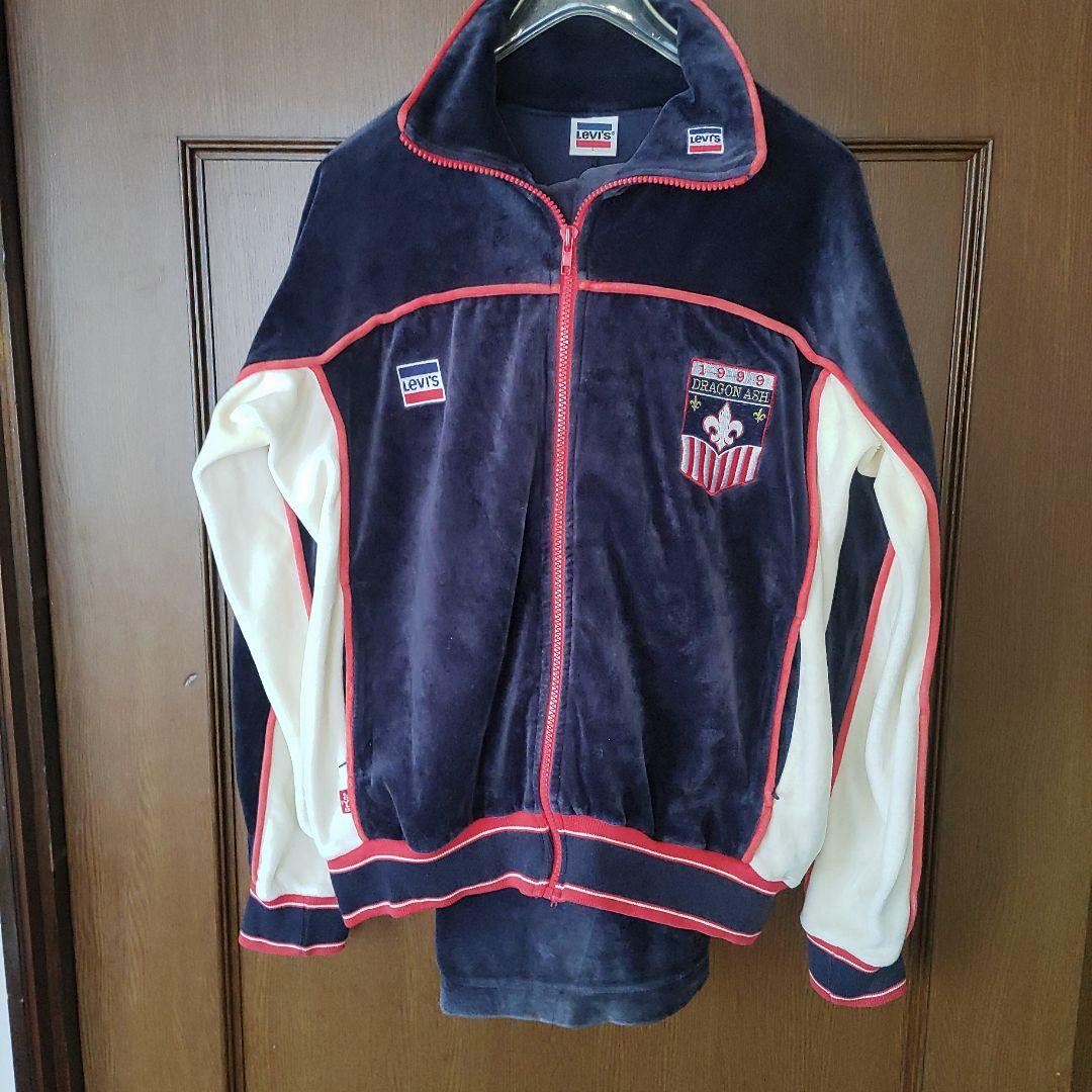 Levis x DRAGON ASH ベロアセットアップ Yahoo!オークション - 希少 90s Dragon Ash × Levi's ベロア ジャージ