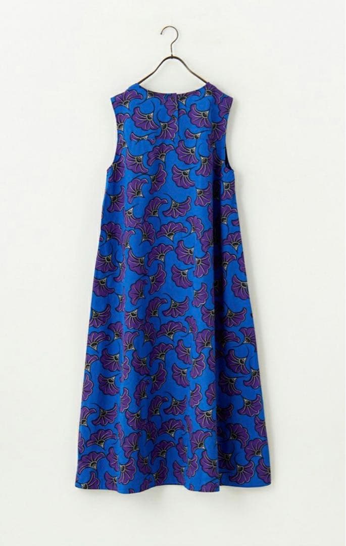 le glazik ルグラジック バティック Vネックフレアワンピース