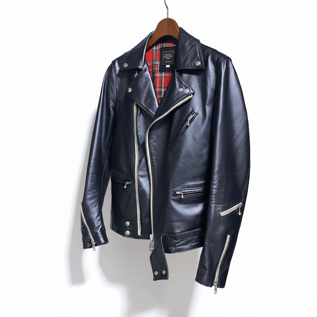 00s y2k BUFFALOBOBS leather jacket gold - メルカリ