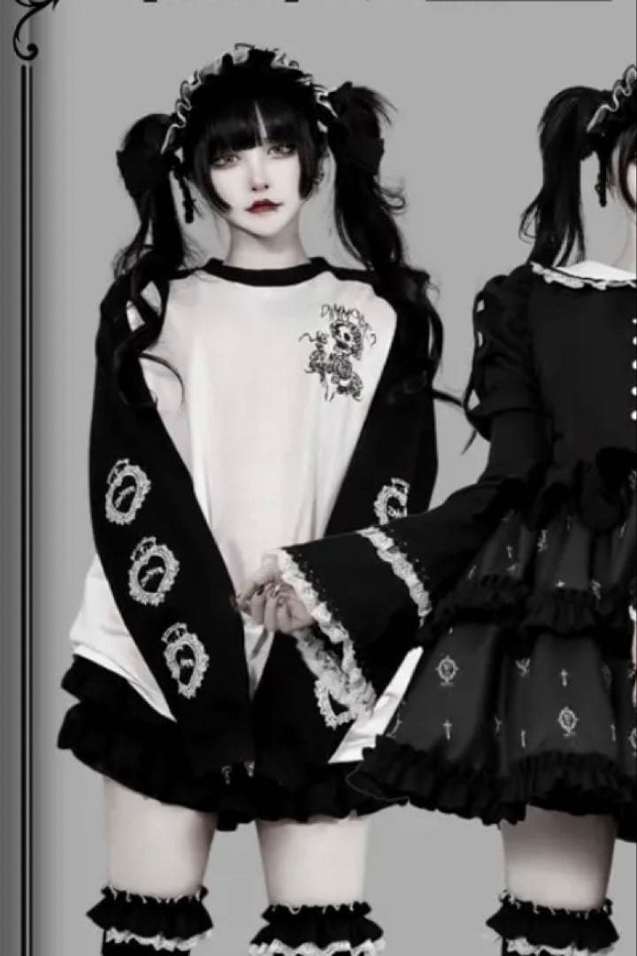 DimMoire】 Baby Skull ロゴロンT 双子セット - メルカリ