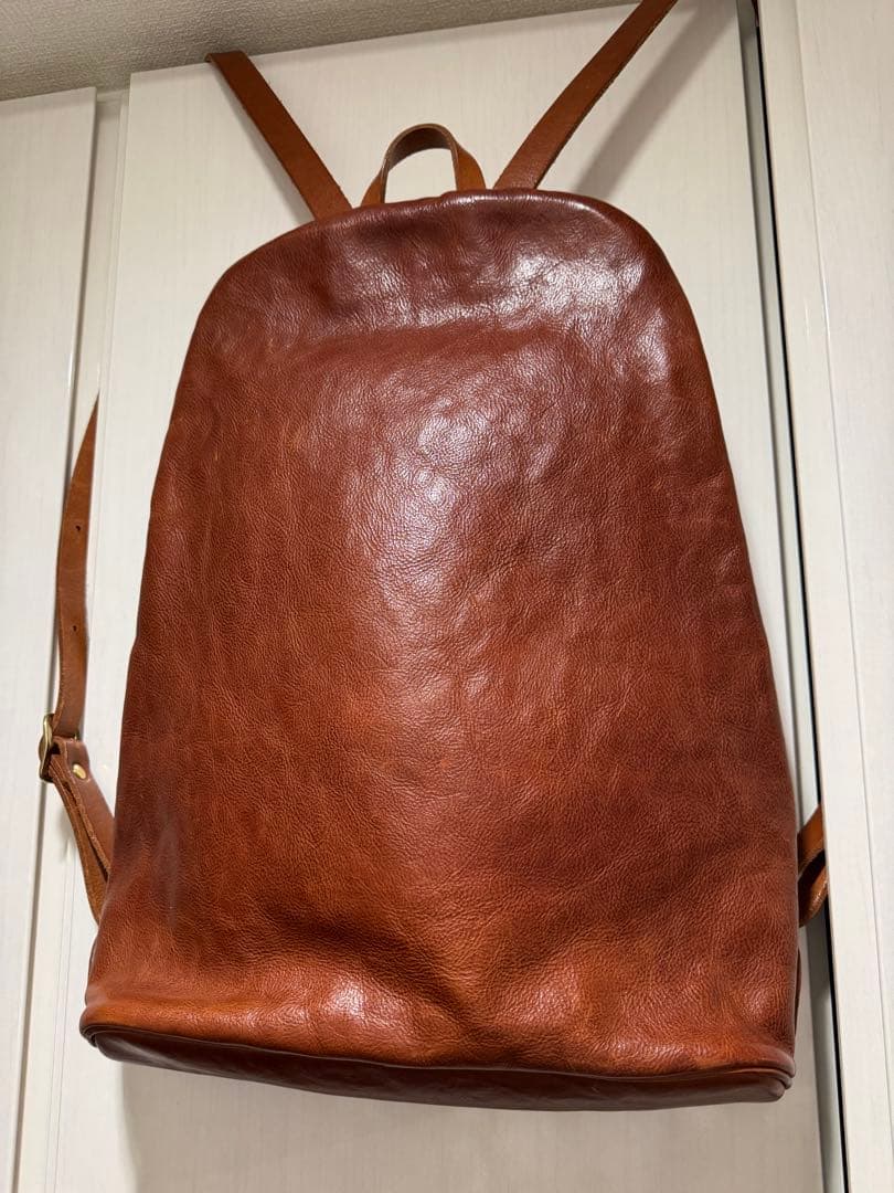 HERZ Organ ファスナーリュック G-77 プレーンな表情のユーフラテ革のリュックサック / 革鞄のHERZ(ヘルツ