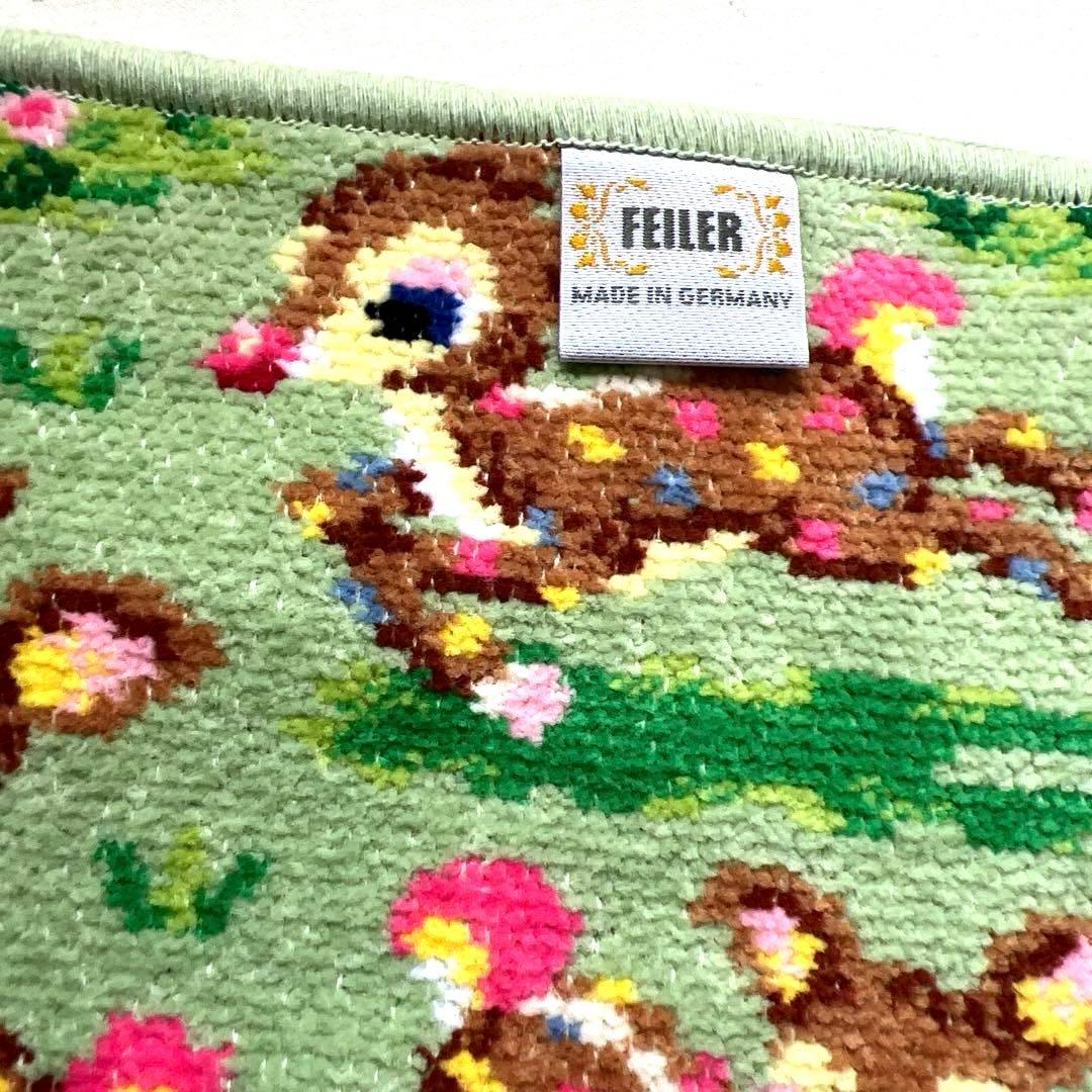 フェイラーFEILER タオルハンカチ アニマル柄 バンビ柄 3枚セット