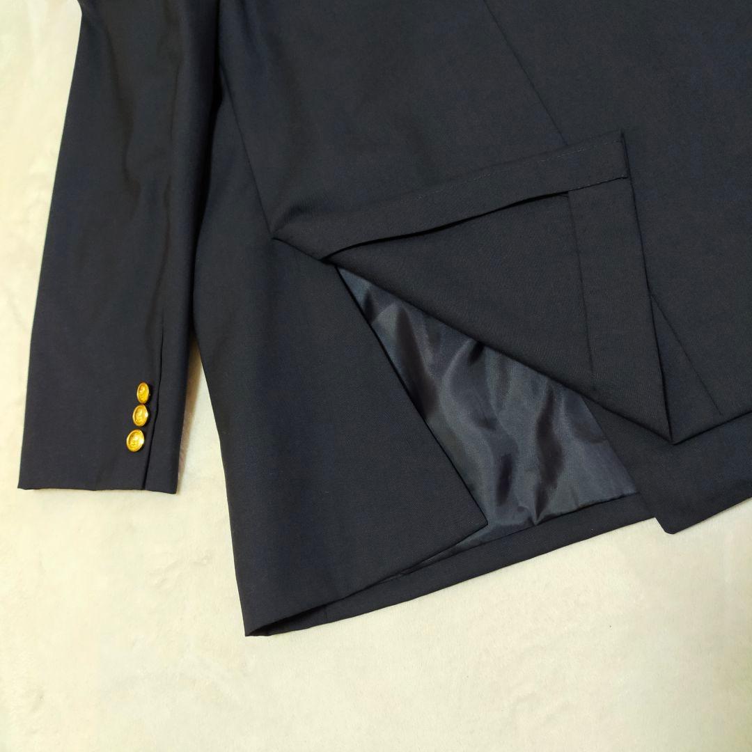 美品 五大陸 大きいサイズ ダブルブレスト紺ブレザー 金ボタン - メルカリ
