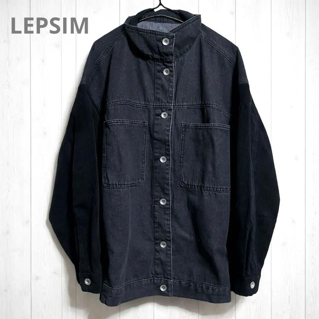 LEPSIM ドッキングデニムカバーオール ブラック - メルカリ