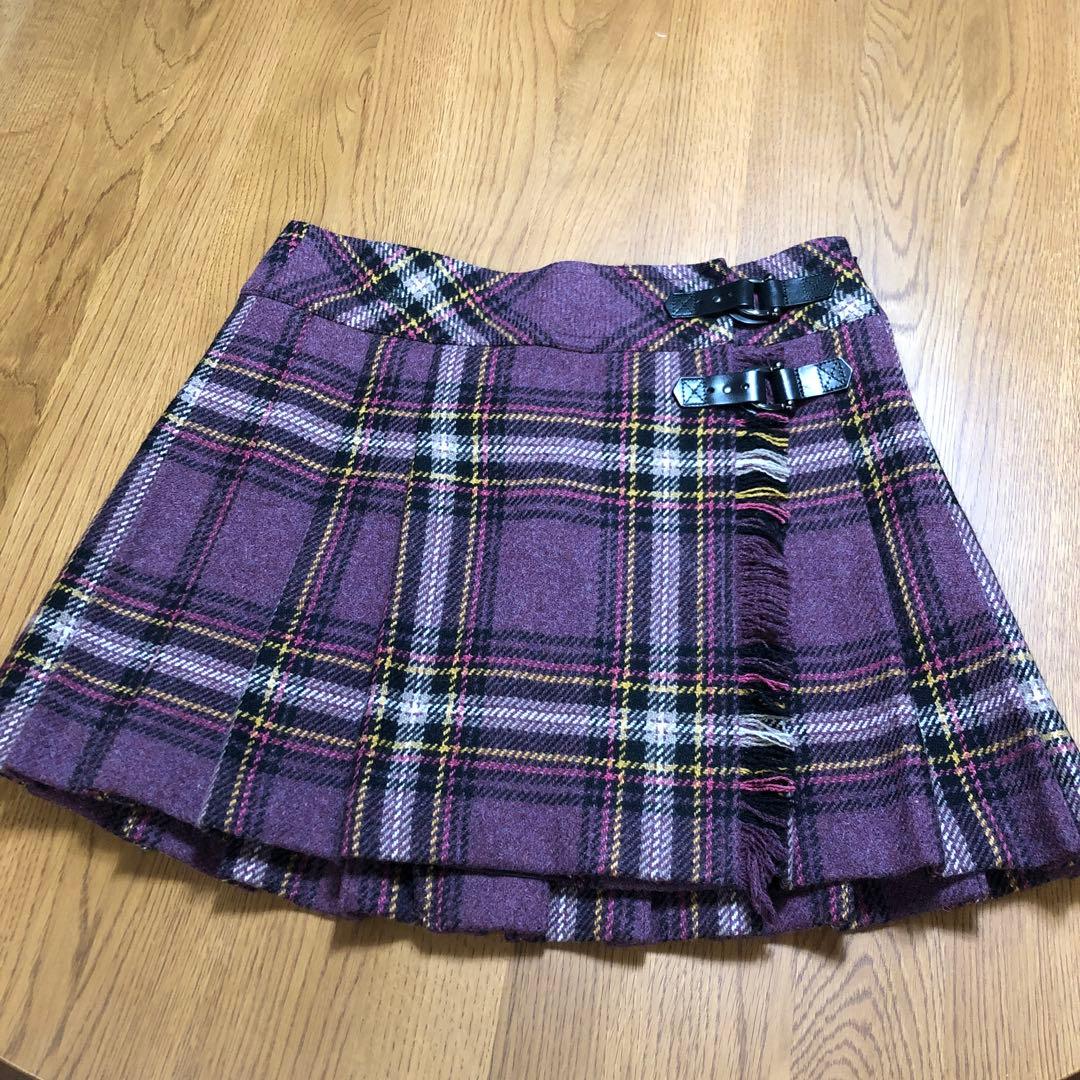 ⭐️美品⭐️BURBERRY BLUE LABEL チェック柄プリーツスカート 秋冬