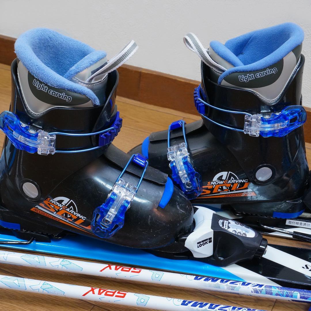 メンテ済 110cm 靴21cm SWALLOW スキーセット - メルカリ