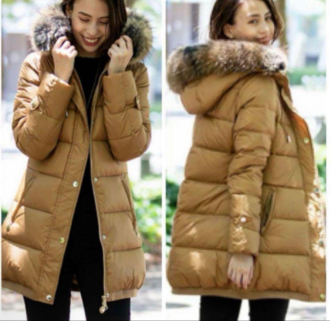 La MODE ファー付きダウンジャケット - メルカリ