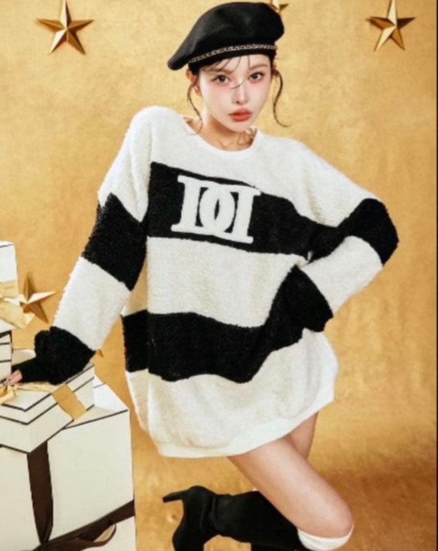 Darich アップリケブークレトップス　白黒 アップリケブークレトップス（その他トップス）｜Darich（ダーリッチ