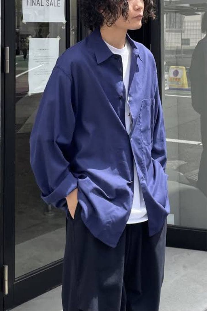 COMOLI（コモリ） 空紡オックス シャツジャケット - メルカリ