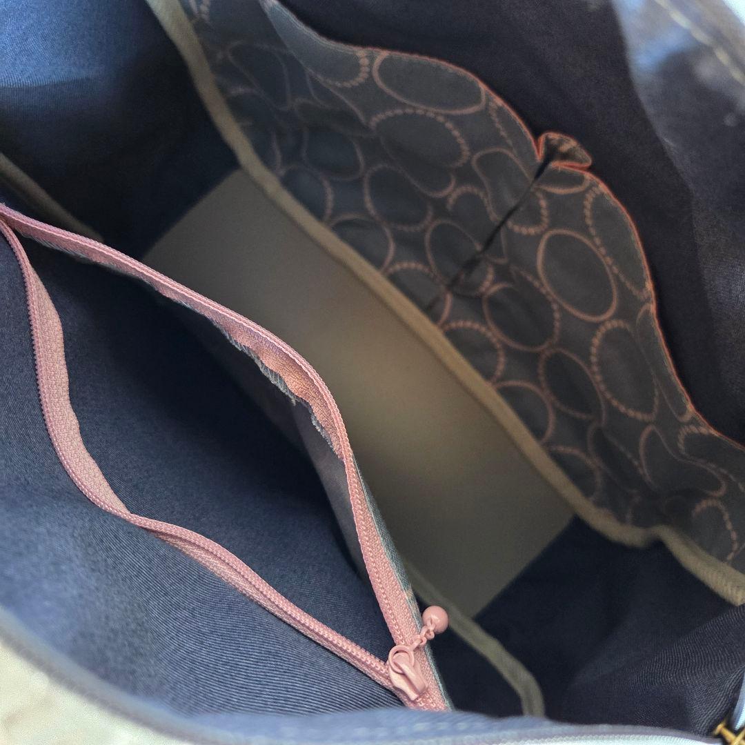 JUNE様 丸型ボストンバッグ(L) ヌビキルト ハンドメイド