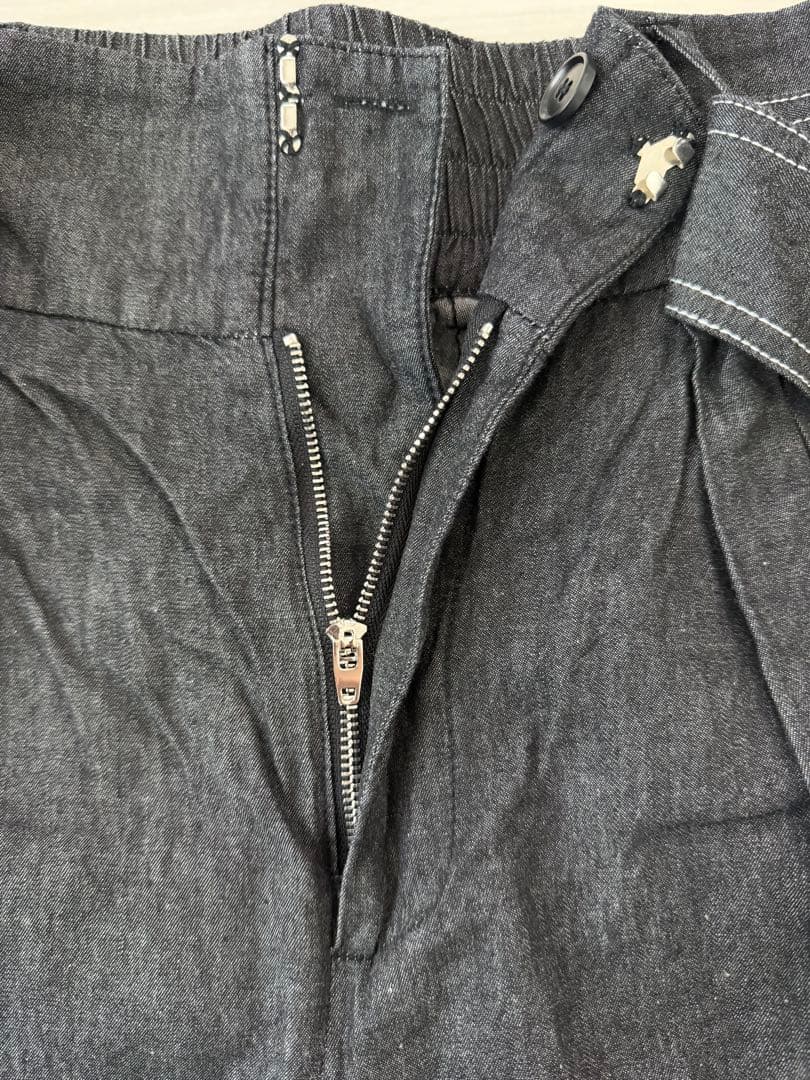 ELLIE デニムワイドパンツ【BLACK】Mサイズの通販はau PAY マーケット