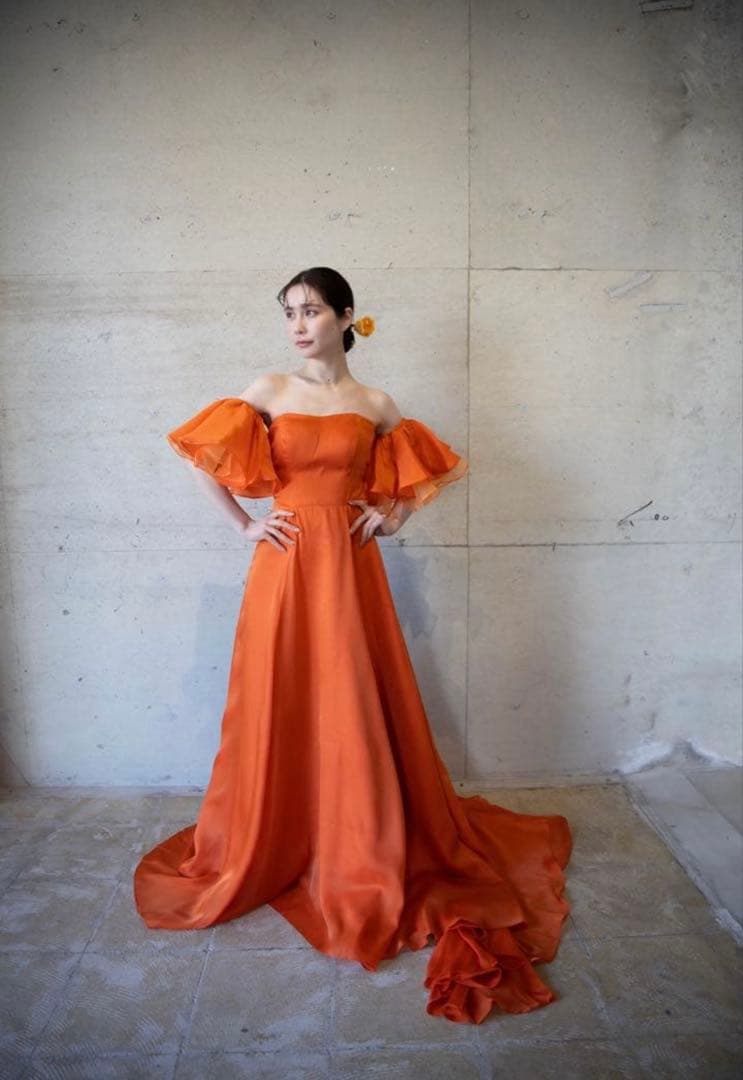 THE URBAN BLANCHE ORIGINAL 2WAY カラードレス THE URBAN BLANCHE ORIGINAL 】 2WAY 花柄 カラードレス WEDDING 商品