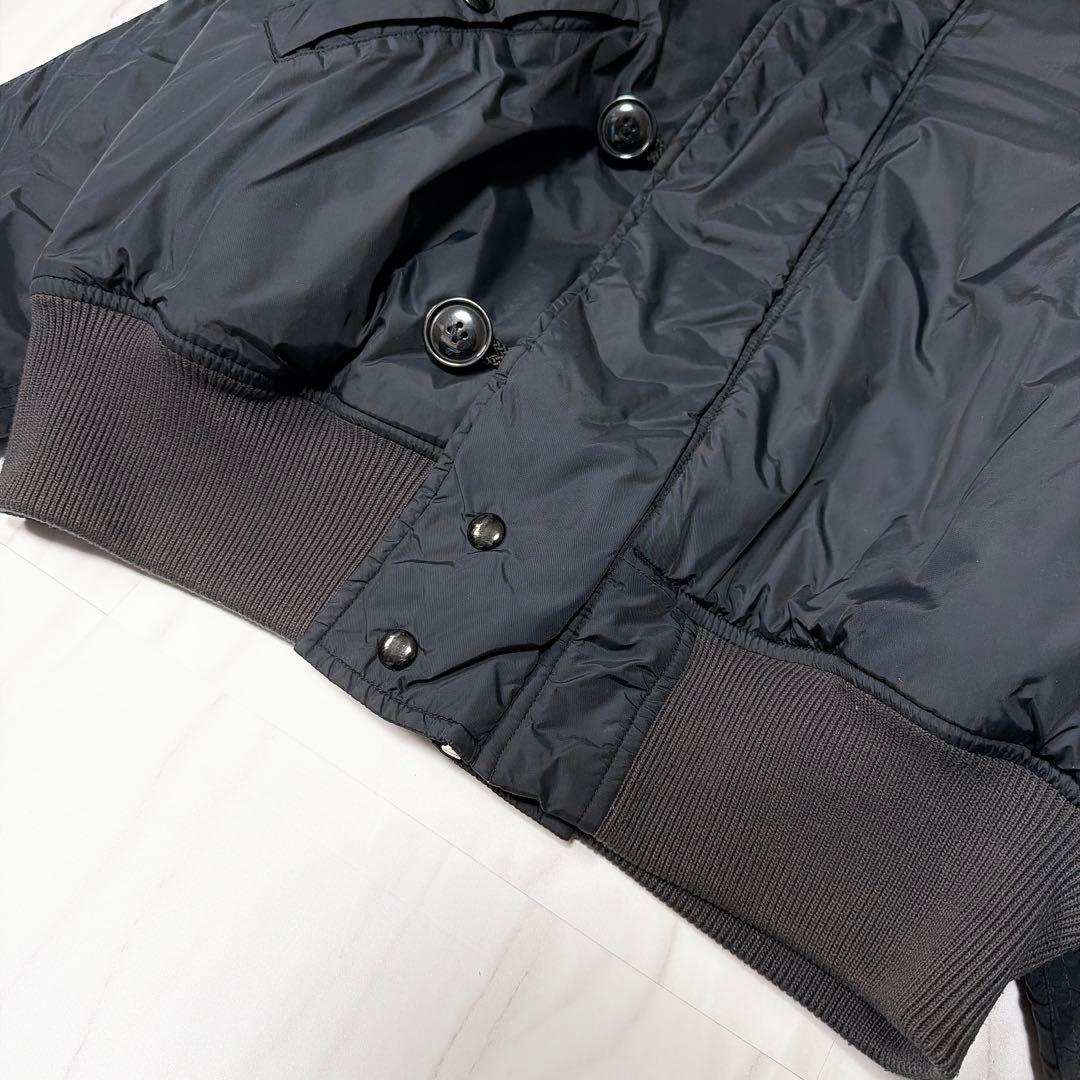 《美品》アルファインダストリーズ N-2B フライトジャケット 短丈 黒 L