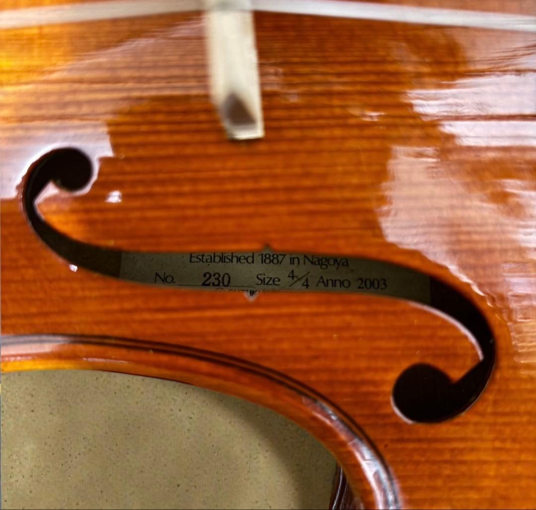 美品✨SUZUKI No.230 4/4 2003年製 バイオリン 入門セット - メルカリ