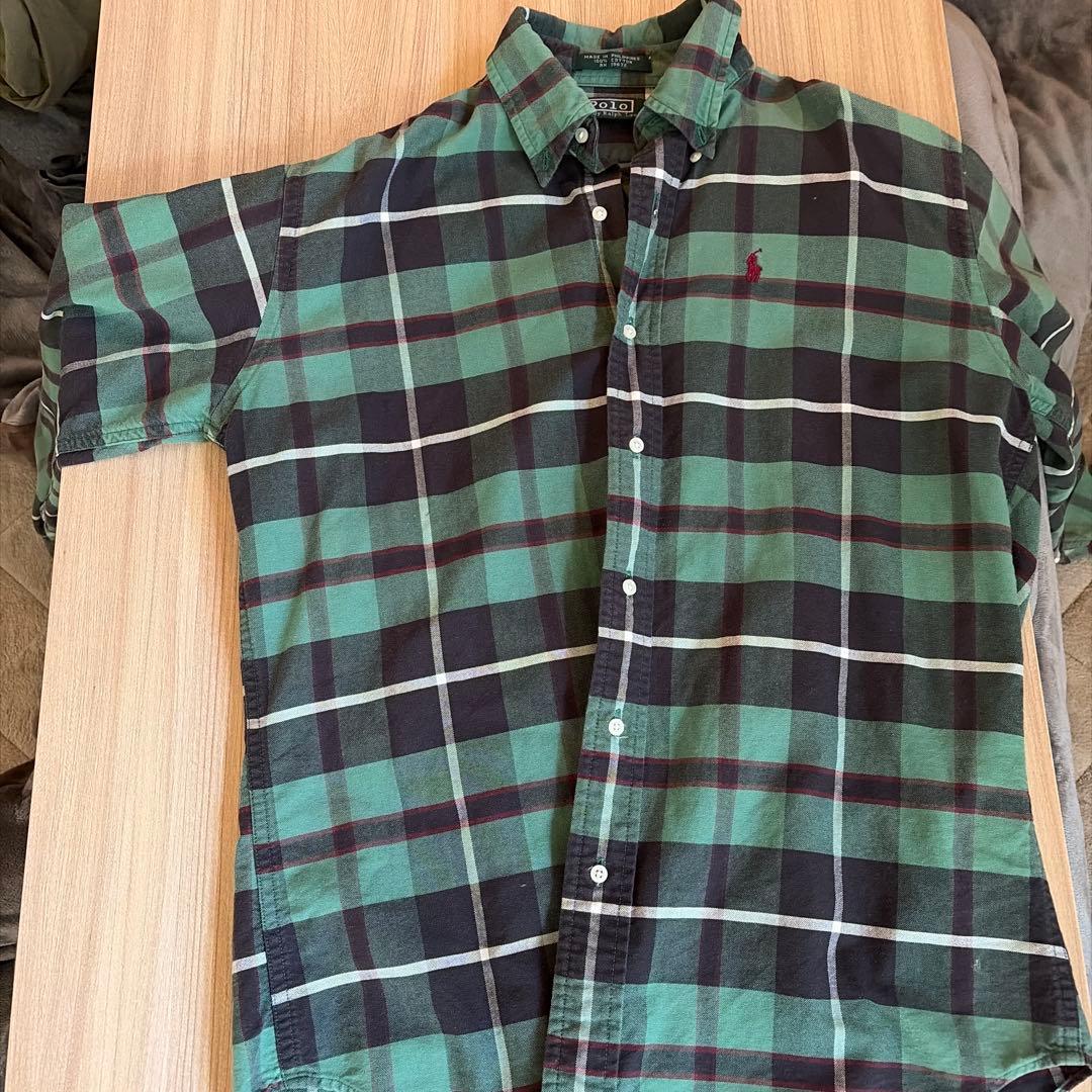 Polo by Ralph Lauren 半袖シャツ XL チェック柄 ポロ - メルカリ