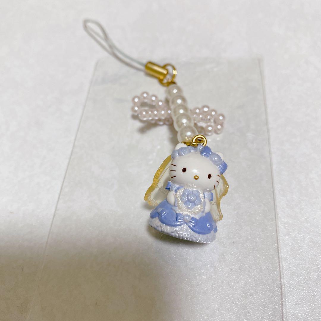 激レア！ウエディング ハローキティ 2001年 ブルー ストラップ