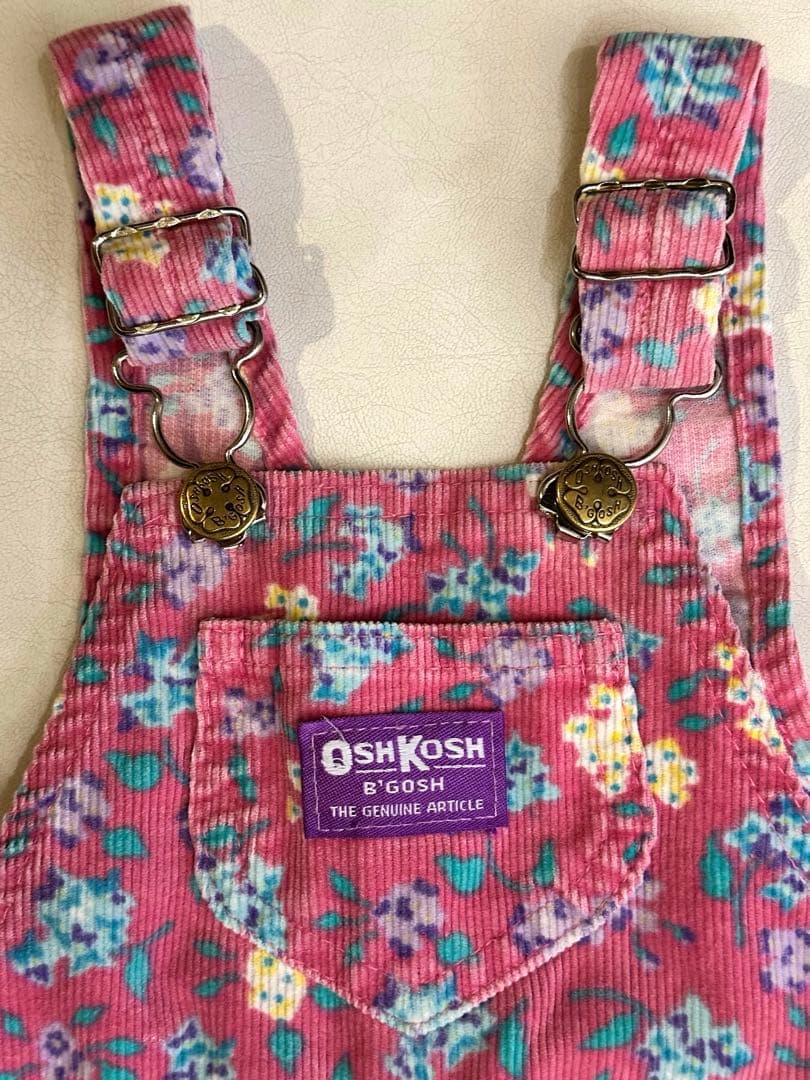 OSH KOSH 希少‼︎花柄コーデュロイロンパース OSH KOSH 希少‼︎花柄コーデュロイロンパース OSH KOSH 希少‼︎花柄