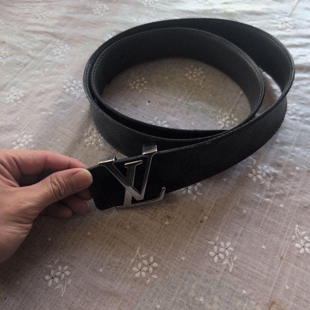ルイ・ヴィトン 黒レザーベルト | Shop at Mercari from Japan! | Buyee