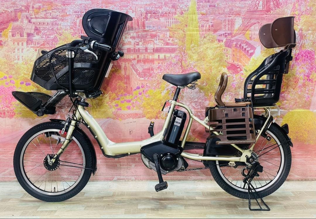 ZK3490 電動自転車 ヤマハ パスキス 子供乗せ 20インチ 送料無料