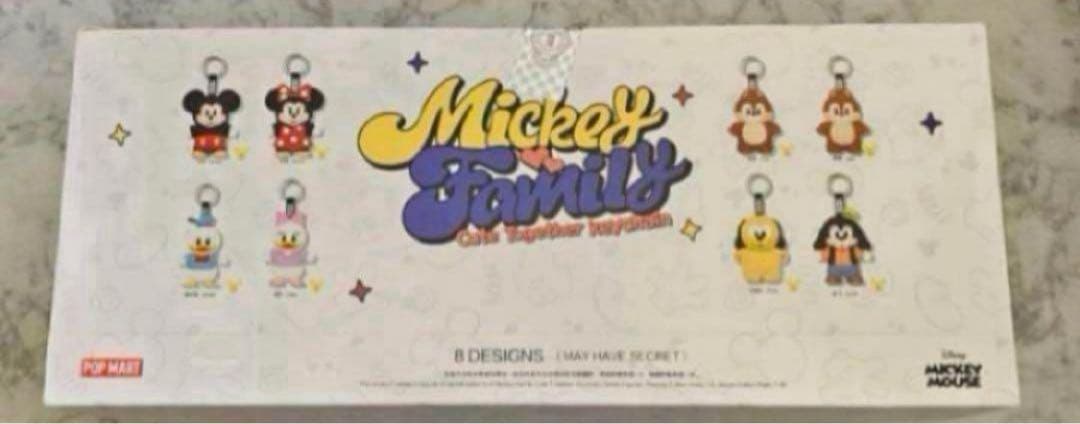 ♡国内完売POPMARTディズニーぬいぐるみキーチェーンアソートBOX（8個