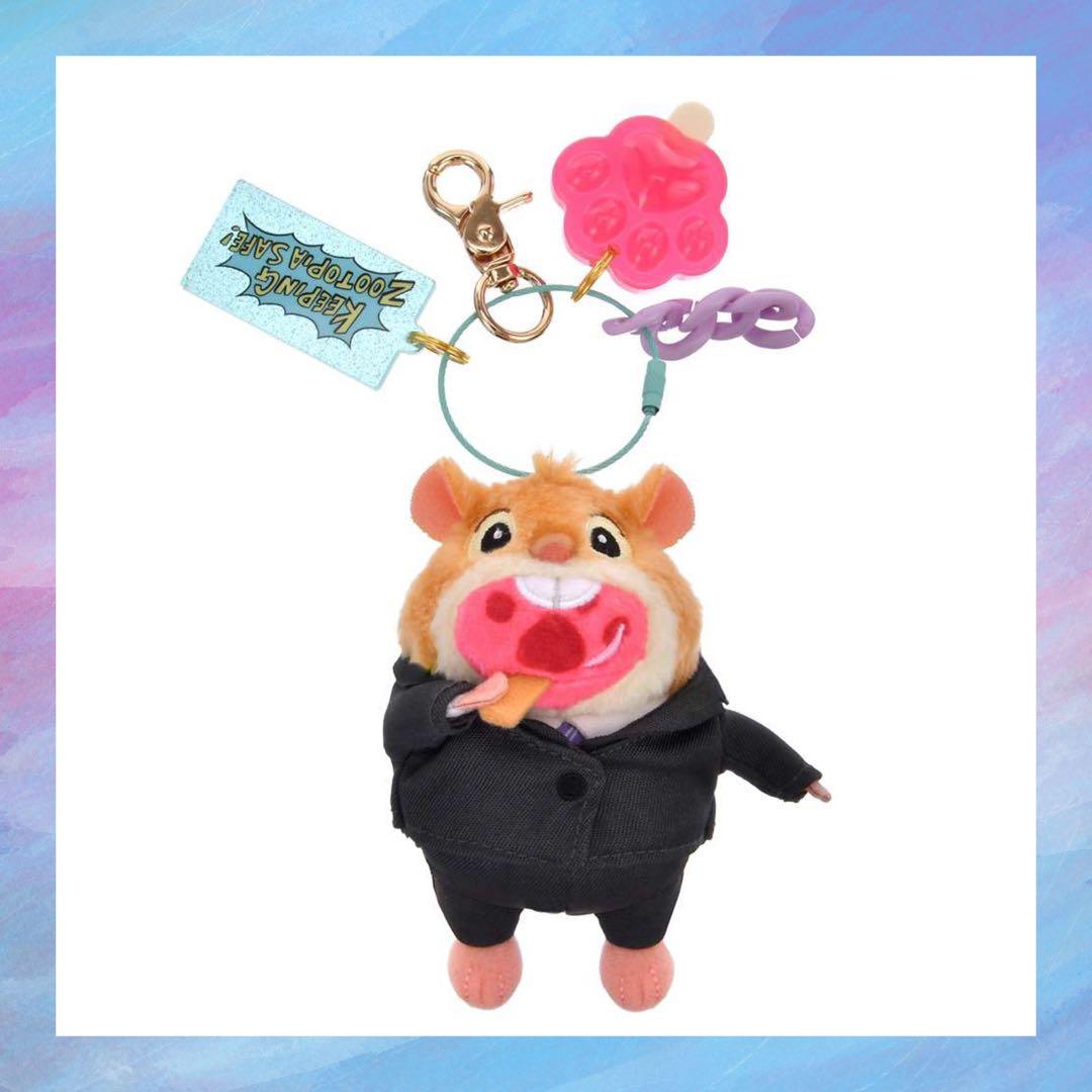 ズートピア レミングのビジネスマン ぬいぐるみキーホルダー・キー