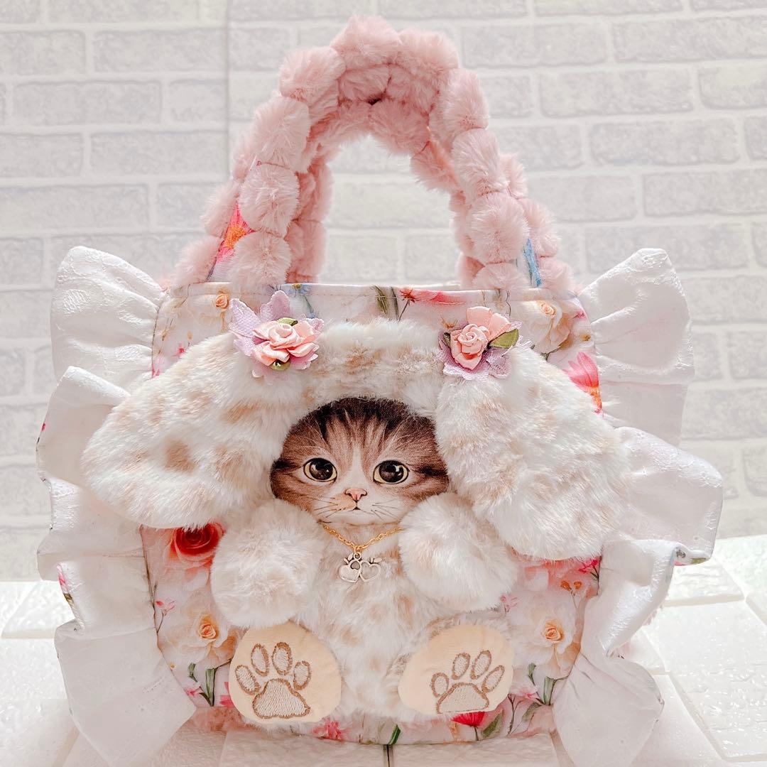 コヤンイサムチョン ♡ロップイヤーちゃん ファーバッグ ハンドメイド コヤンイサムチョン ♡ロップイヤーちゃん ファーバッグ ハンドメイド