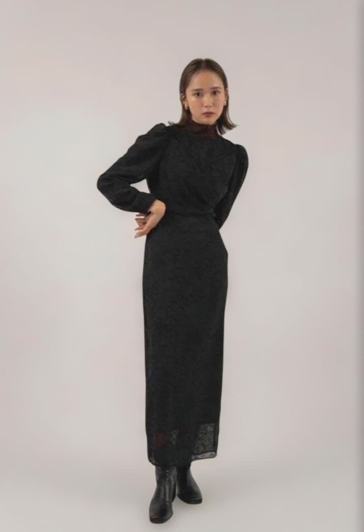 Knuth Marf back open sheer dress Sサイズ Knuth Marf back open sheer dress M - メルカリ