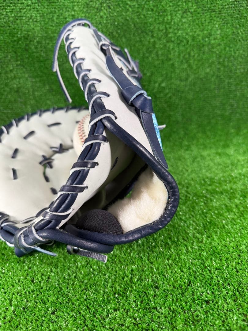 ミズノプロ 軟式オーダー ファーストミット ダイバーシティブルー 左