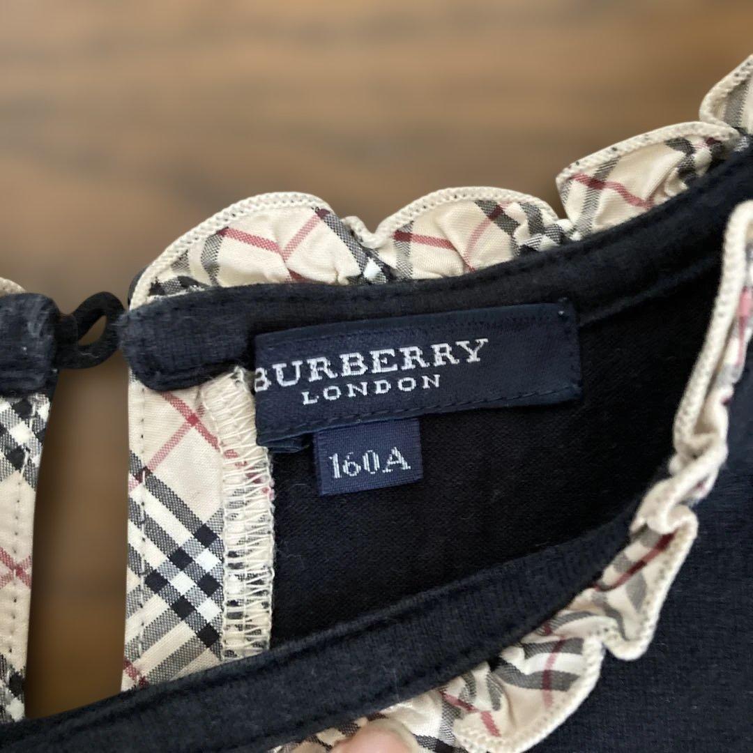 Burberry ノースリーブタンクトップ 160A 黒 - メルカリ