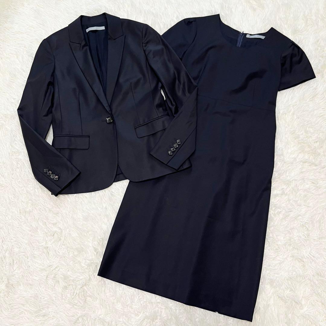 美品✨theory luxe Executive ワンピース セットアップ 濃紺 - メルカリ