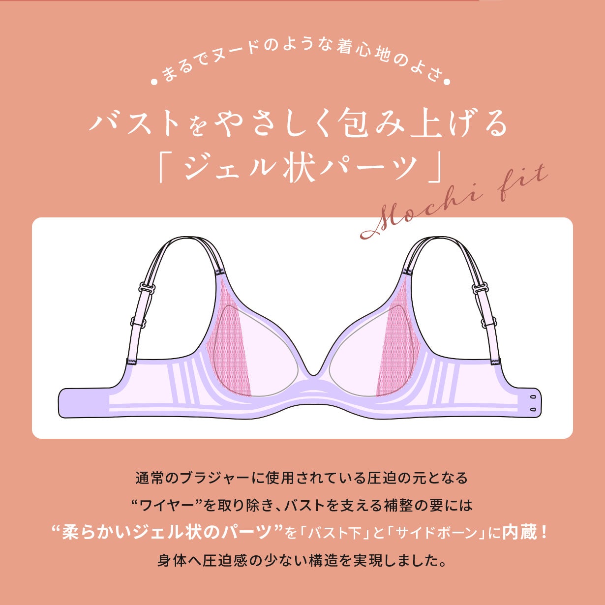 まるであなた専用。独自設計でもちっとフィット。ストレス0の毎日を