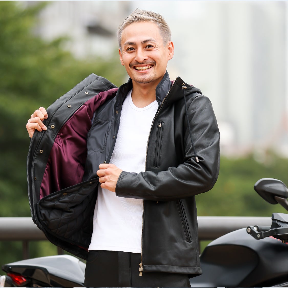 電熱×防水 レザージャケット&パンツ】真冬のバイクをファッショナブル