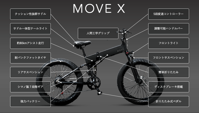 街乗り・通勤・アウトドアをスタイリッシュに。【折畳み電動自転車
