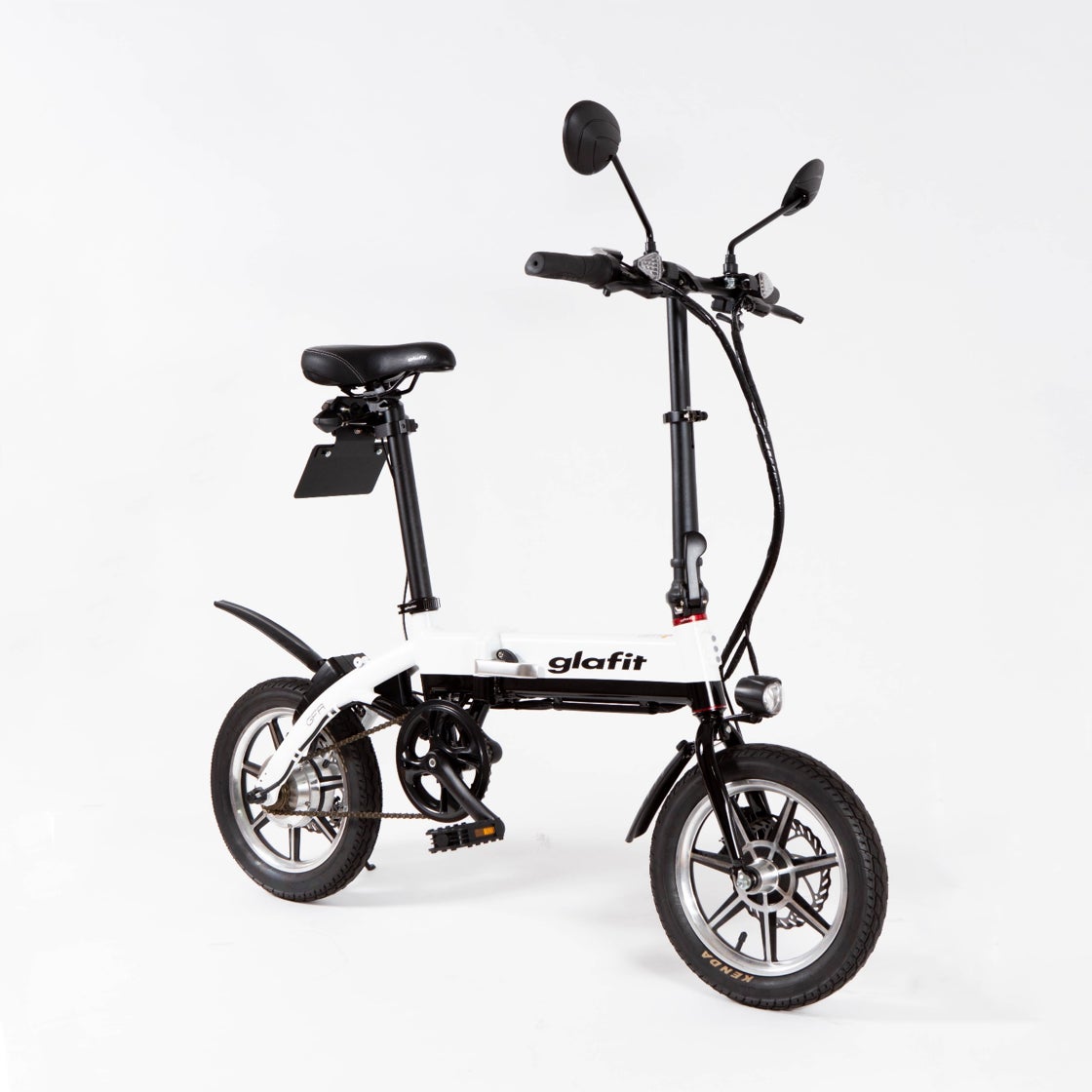 自転車＋バイク＝glafitバイク スマートな折り畳み式電動ハイブリッド