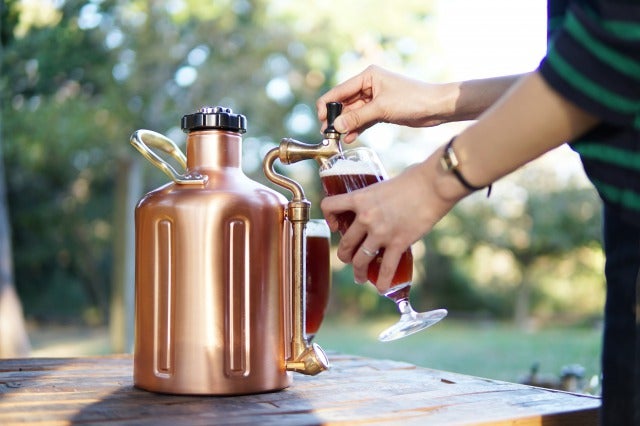 ニットクビールサーバーWコック レア木製コック付き 洗浄済み程度良好