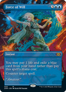 Force of Will (Borderless) • Double Masters (2XM) #340