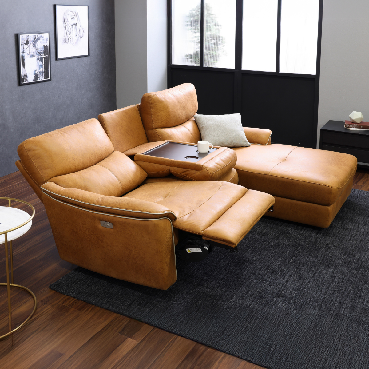 エルドラド 左カウチソファ 幅218cm ｜ RELAX FORM®/リラックス