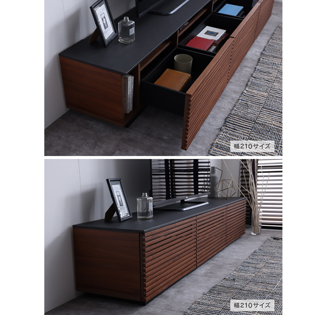 210TVボード ジェネシス(OAK) ｜家具・インテリア通販の関家具【公式】