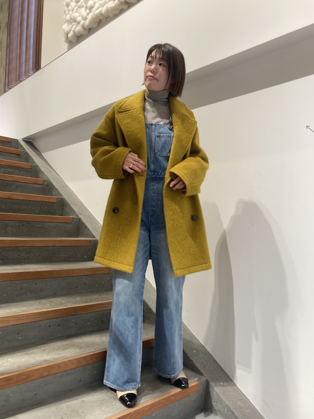 Spick and Spanミドルシャギーコート38