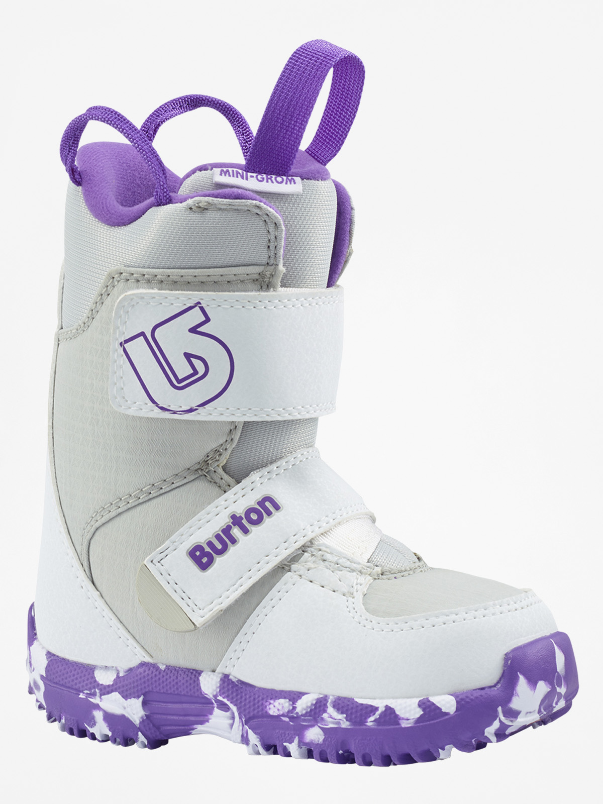 Burton Snowboard boots Mini Grom - white (white/purple)
