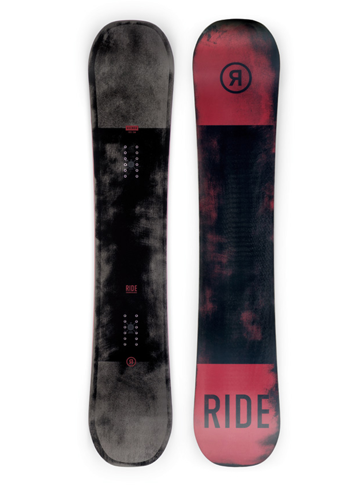 Ride Agenda Snowboard - black (red/black)
