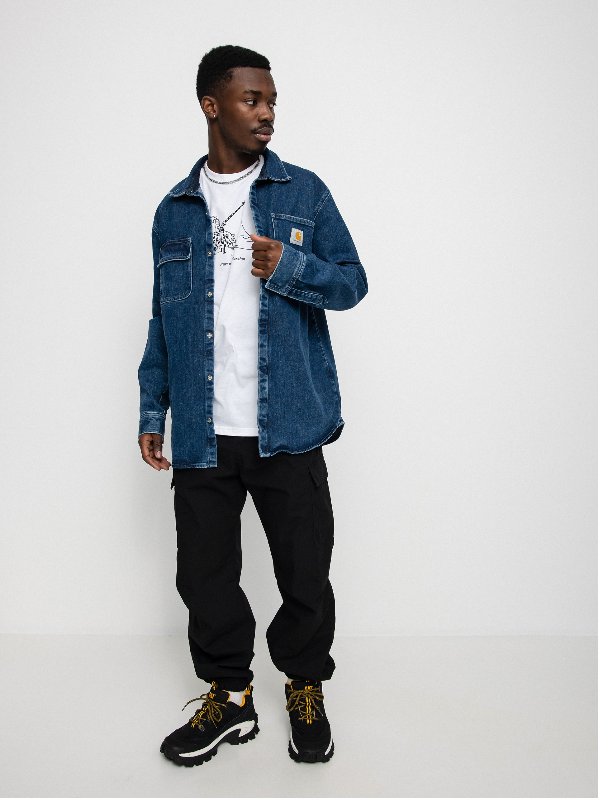 Carhartt WIP Salinac Shirt - navy blue (blue)