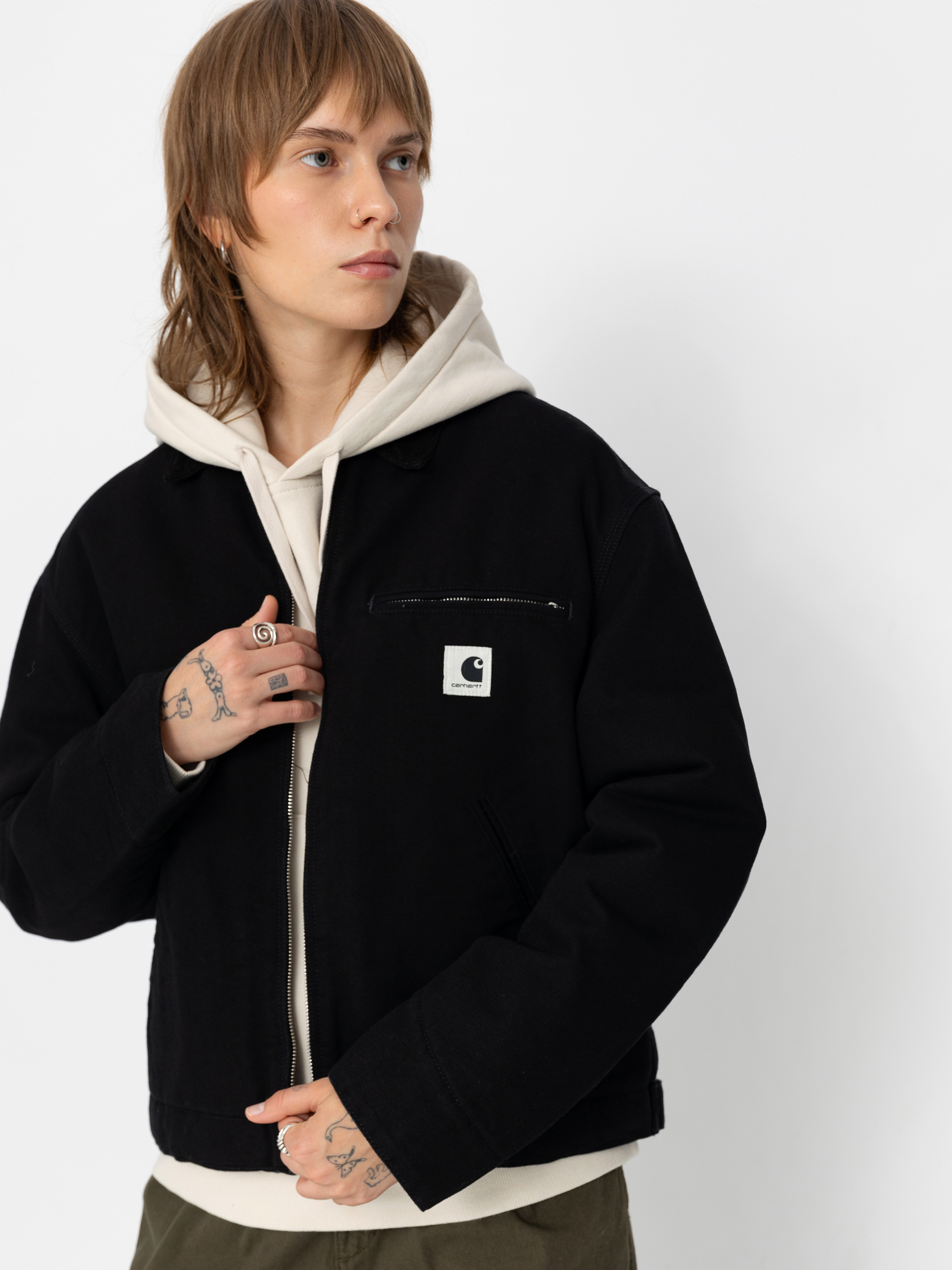 Carhartt WIP OG Detroit Wmn Jacket - black (black/black)