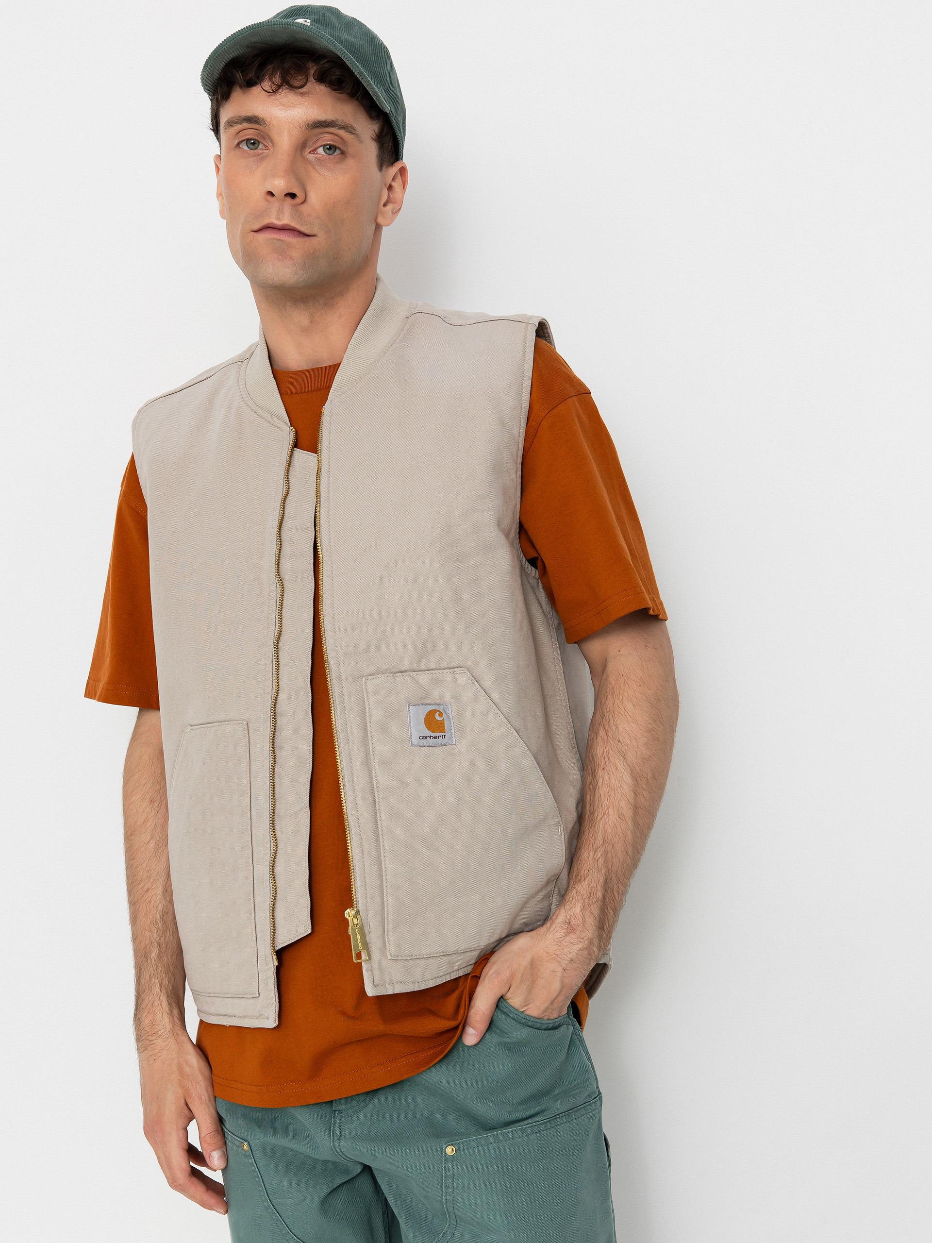 Carhartt WIP Classic Vest - brown (hamilton brown)