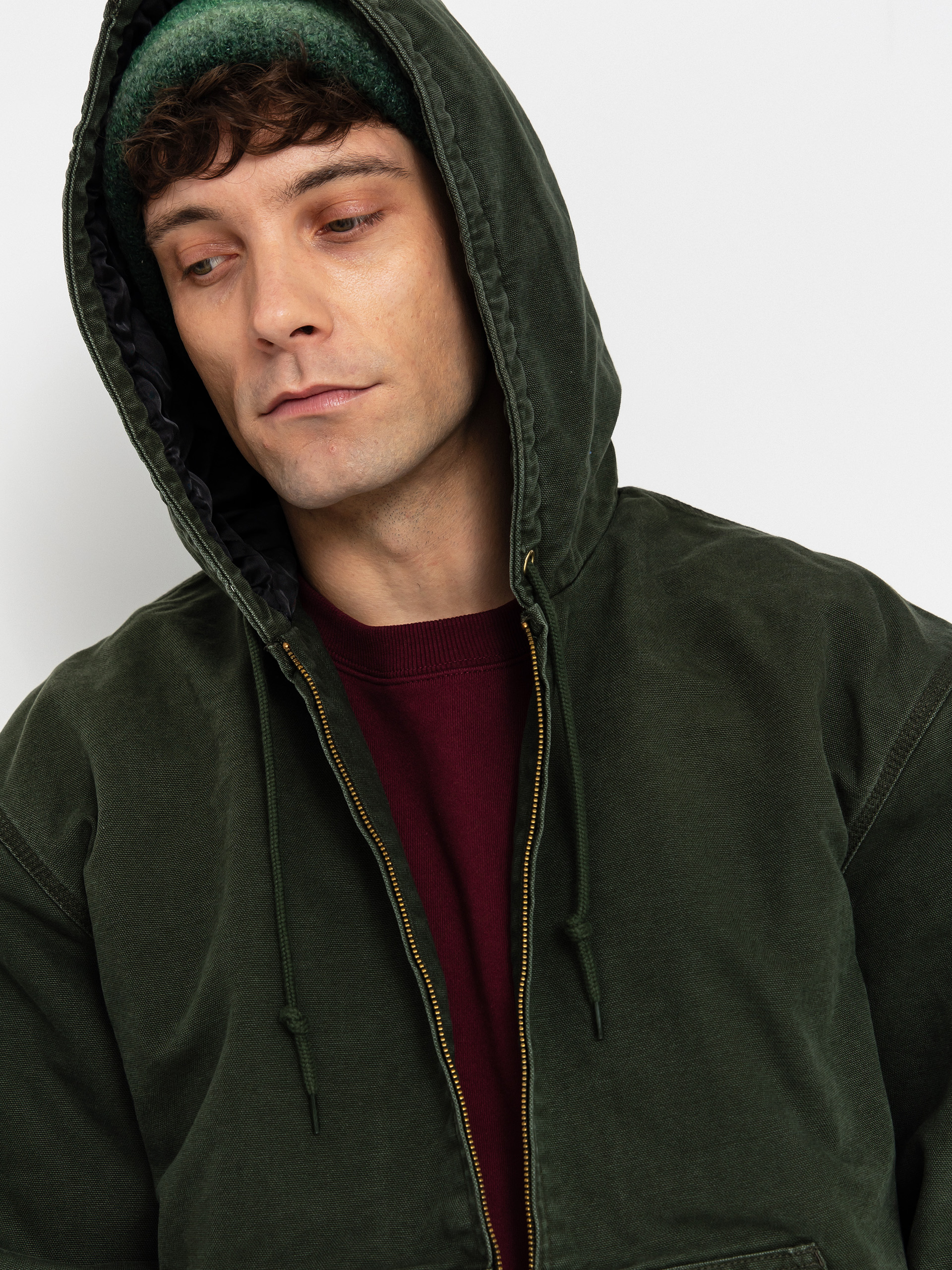 Carhartt WIP Jacket OG Active - green (olive/stone canvas)